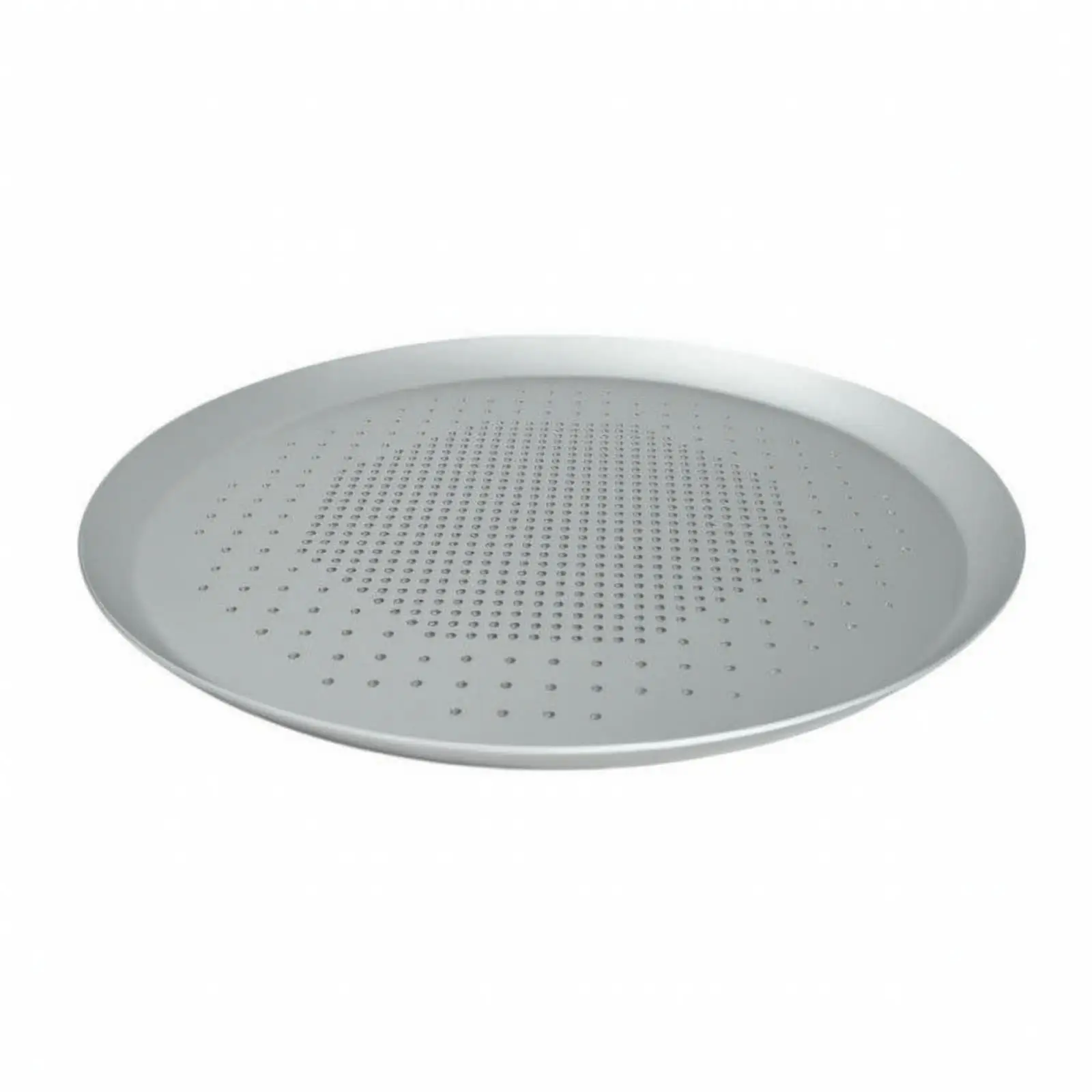 Aluminum Alloy Pizza Pan for Home Oven Round Perforated Tray Stackable Design Even Heat Crispy Crust Cookware