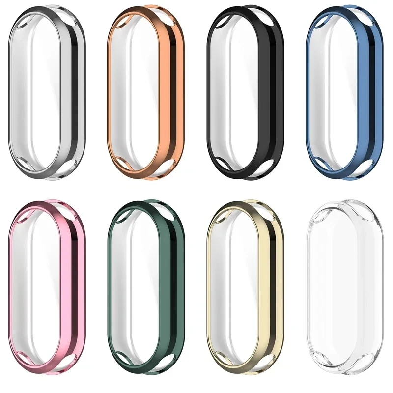 Protective Case For Xiaomi Mi Band 8 Screen Protector Full Cover XioMi Band8 Soft TPU Cover