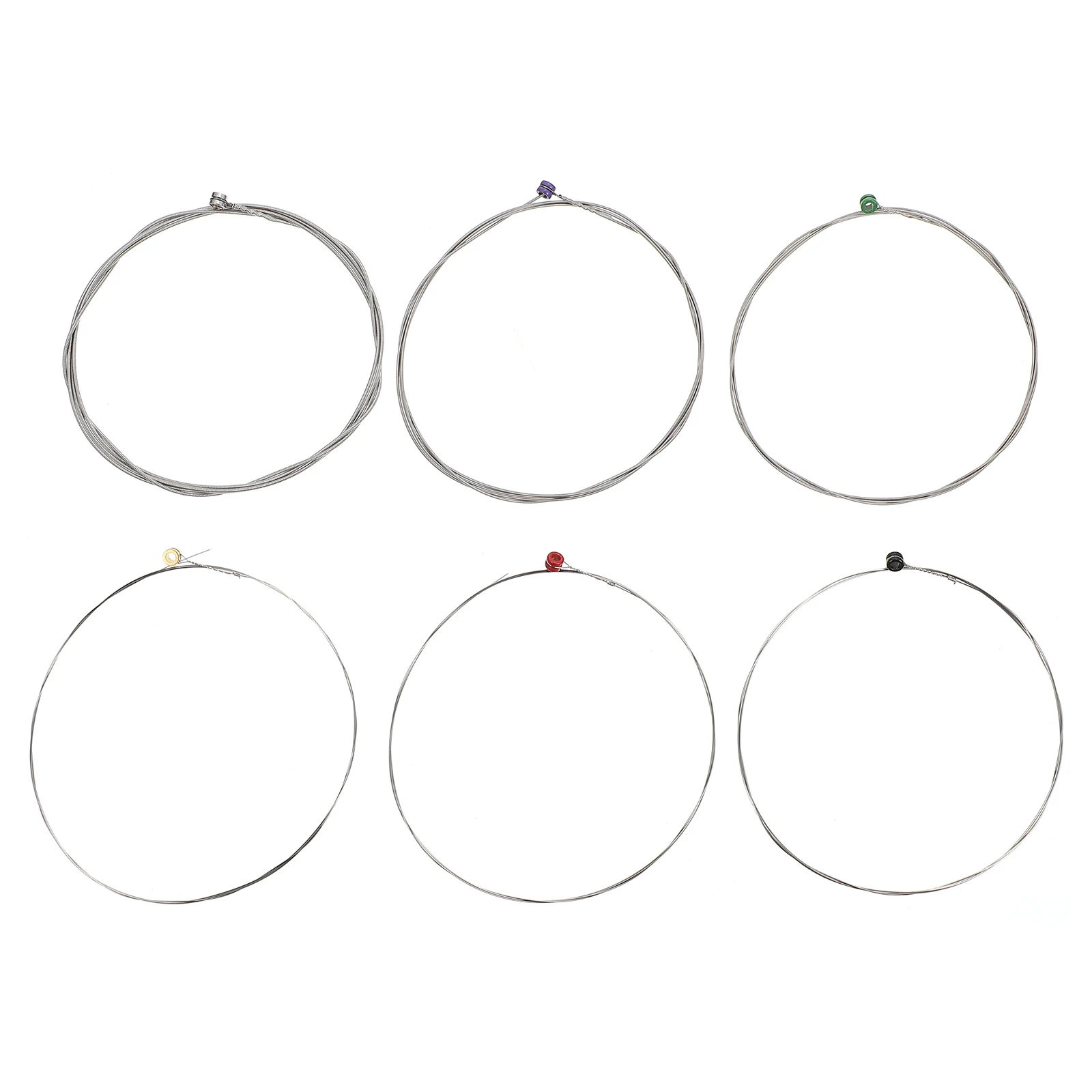 

2 set 2 Sets Nickel-plated Strings Blue Durable Musical Instrument Parts Accessories Replacement Kit Guitar Changing