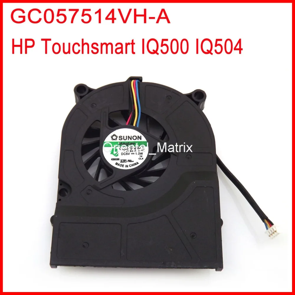 Free Shipping New GC057514VH-A DC5V 0.2A For HP Touchsmart IQ500 IQ504 5189-3759 Laptop CPU Cooler Cooling Fan