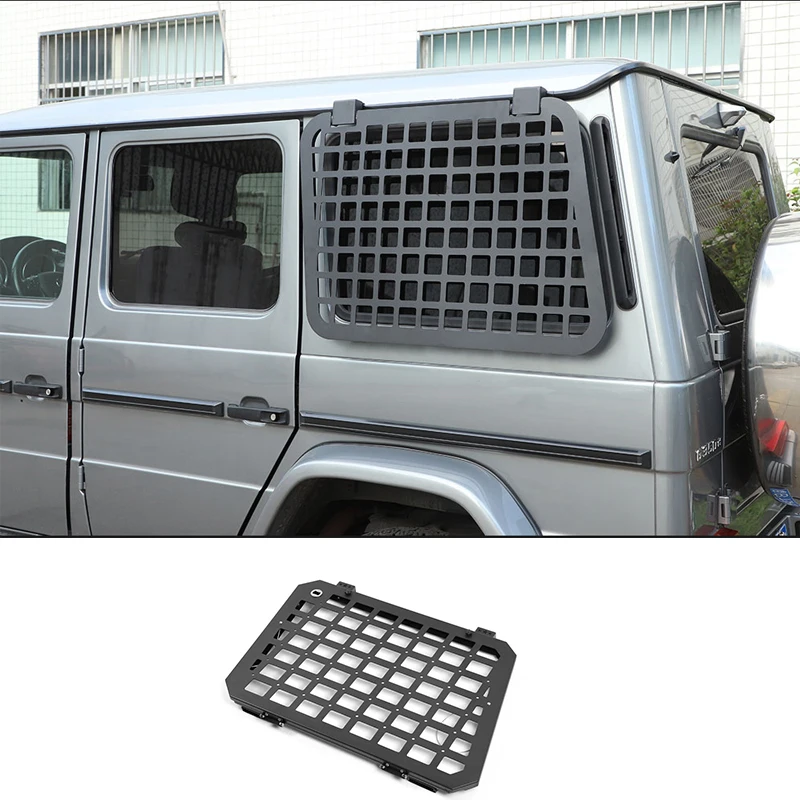 For Mercedes-Benz G-Class W463 04-18 aluminum alloy rear side window armor plate rear side window bag bracket with table plate
