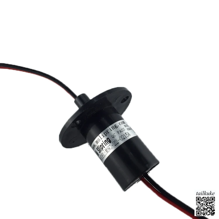 Wind Power Generation High Current Conductive Slip Ring Collector Ring 2-4 Channels 15A Current Diameter 22mm