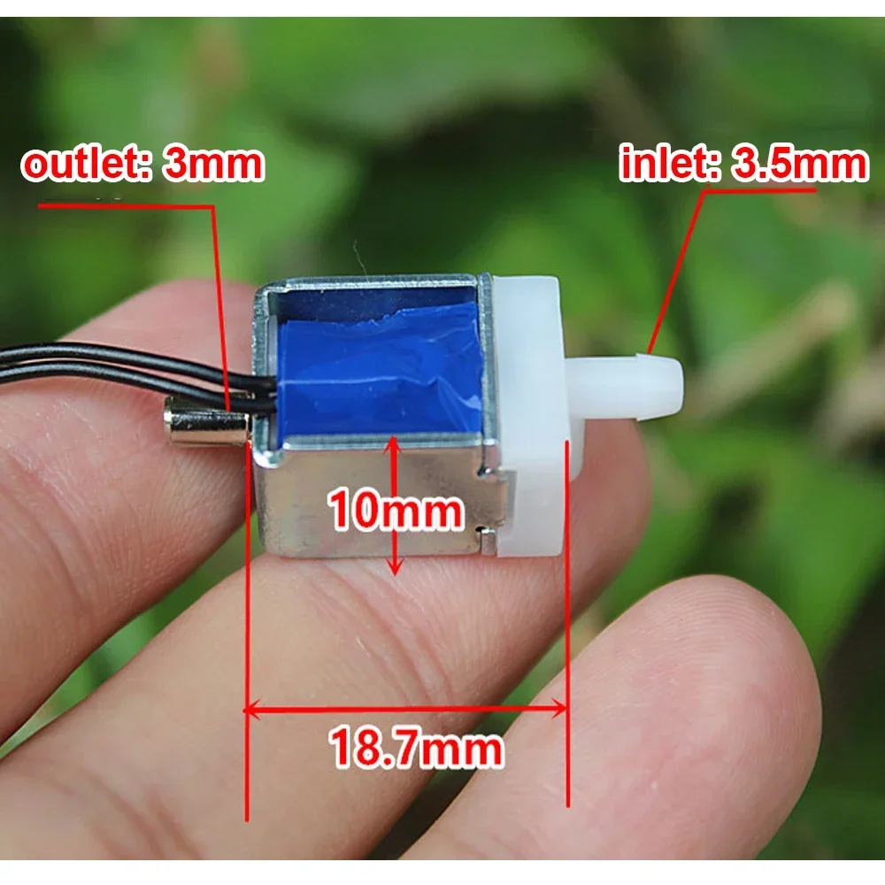 Mini Solenoid Valve 3-way Air Release Valve Electronic Instrument DC 3.7V Electronic Intake Exhaust Valve