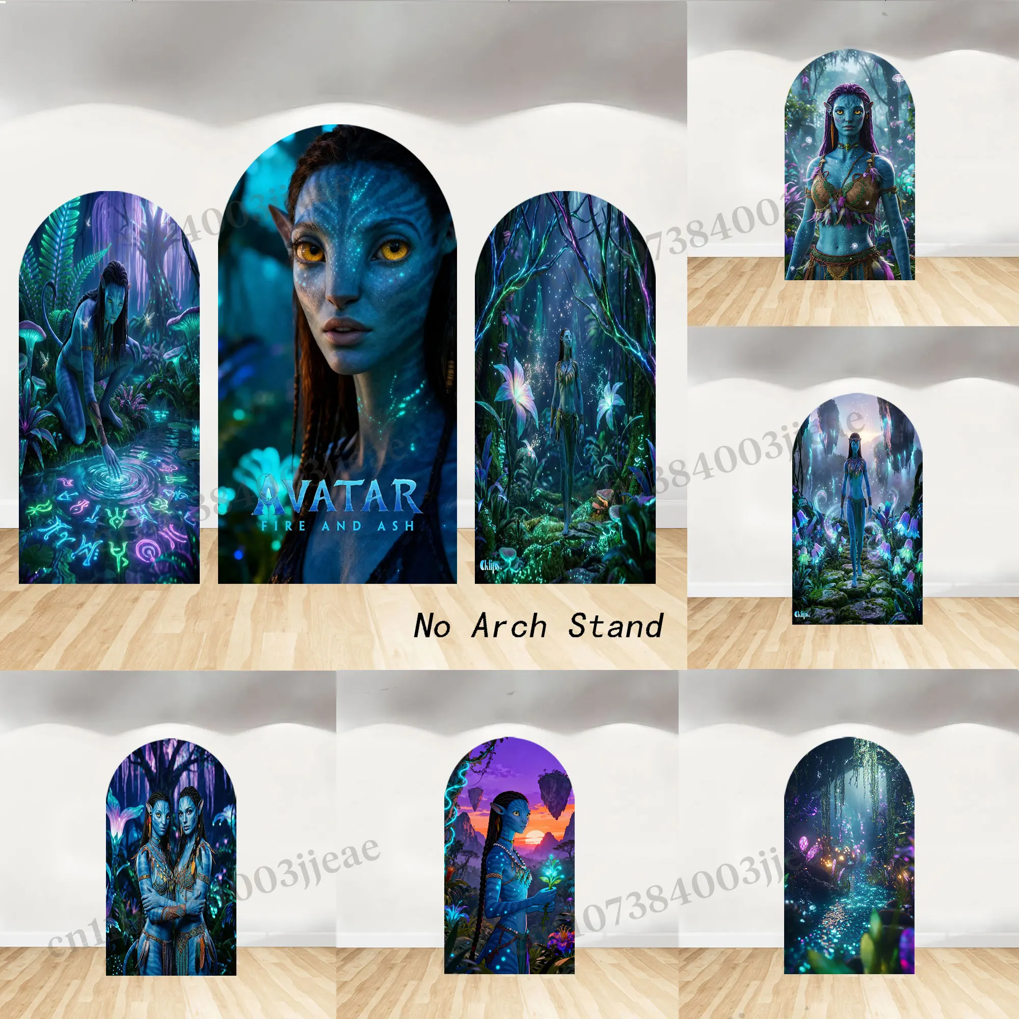 New Movie Avatar Theme Arch Background Boys Kids Birthday Party Decor Backdrop Baby Shower Poster Banner Photography Studio Prop