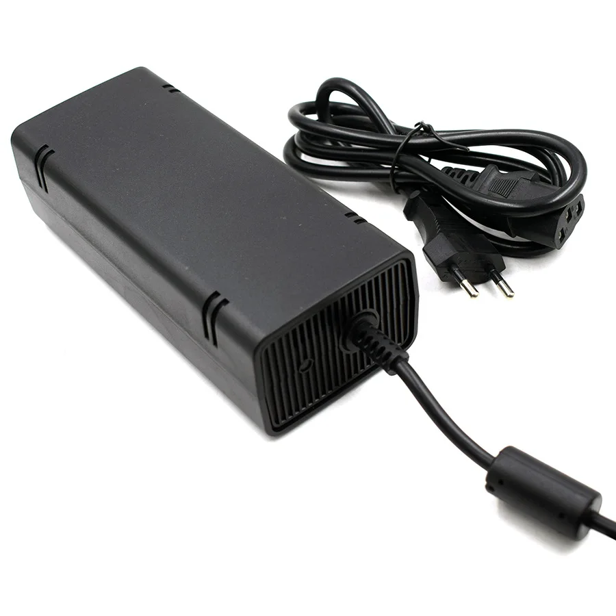 For Xbox 360 Slim Power Supply 100-240V AC AC Adapter Charger With Cable US EU UK AU Plug For Xbox 360 S Host Replacement