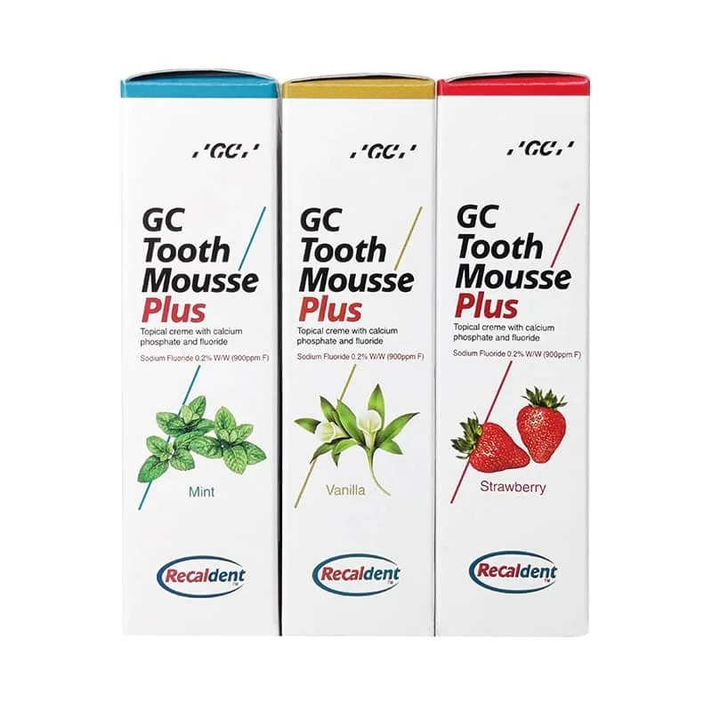 

GC Tooth Mousse 40g (Fluoride Options): Anti-Cavity, Ortho-Safe & Strengthening for Adults & Kids | Various Flavors