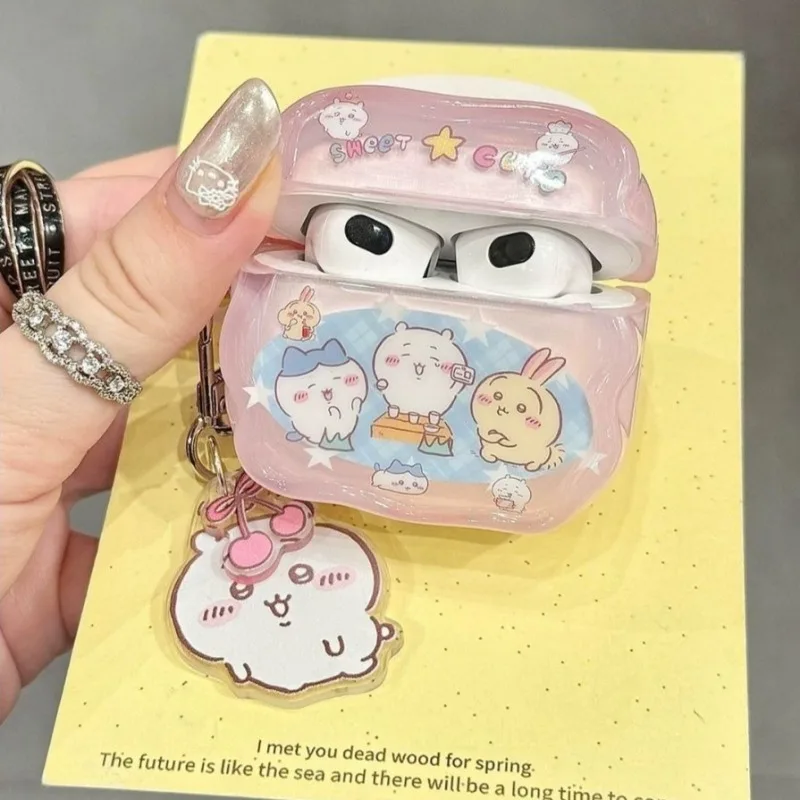 Chiikawaed Cute Protective Case Compatible with AirPods Pro 2, AirPods 4 & AirPods 5 Fashion Shockproof Headphone Cover view 2