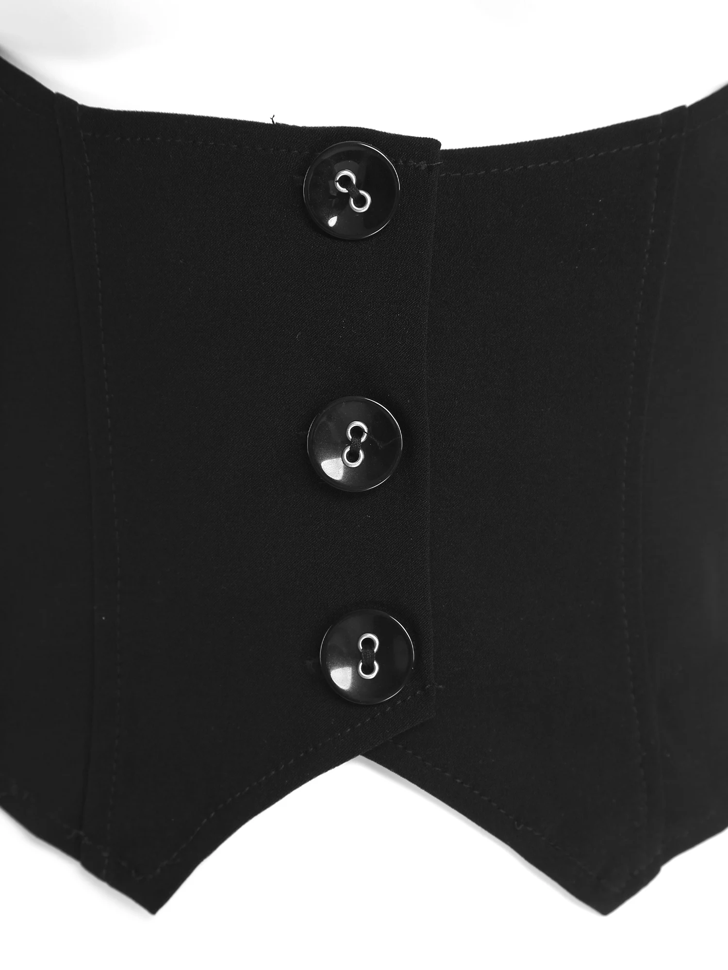 Gilet versatile da donna senza maniche con bottoni sul davanti, gilet slim fit, canottiere per lavoro d'ufficio, abbigliamento casual