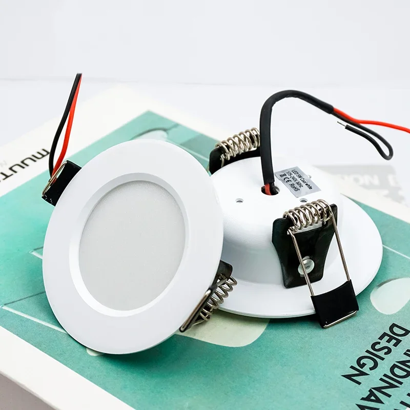 Imagem -03 - Recesso Lâmpada do Teto Led Painel Down Lights Downlight para Sala de Estar Iluminação ac 110v 220v dc 12v 24v 5w 9w 12w 15w