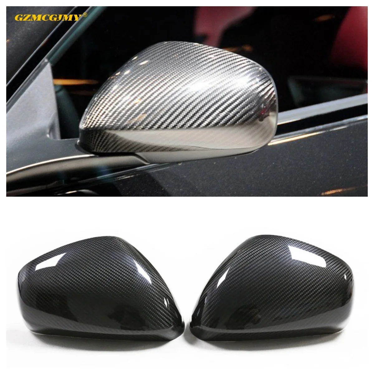 

High Quality Carbon Fiber Car Rearview Mirror Cover For GT GTS 2013 Model Quattroporte Mirror Cover Car Mirrors