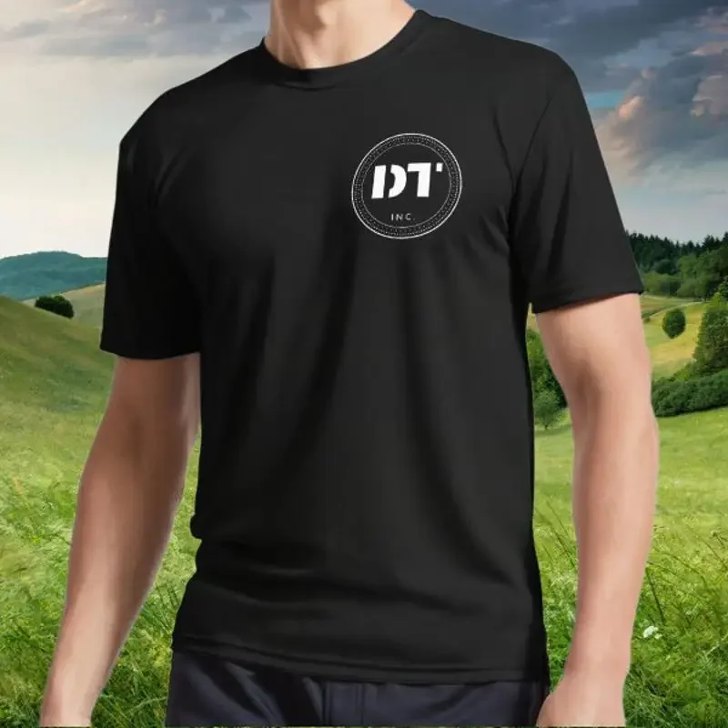 New DT Logo Active T Shirt American Funny S to 5XL