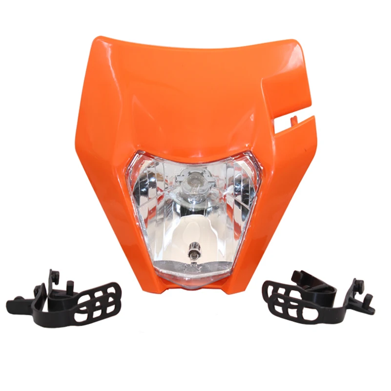 AliExpress NONE Motorcycle Halogen Headlamp with Rubber Belt For KTM EXC EXCF SXF SX XC XCW XCF XCFW 125-530 Dirt Bike Headlight Accessories