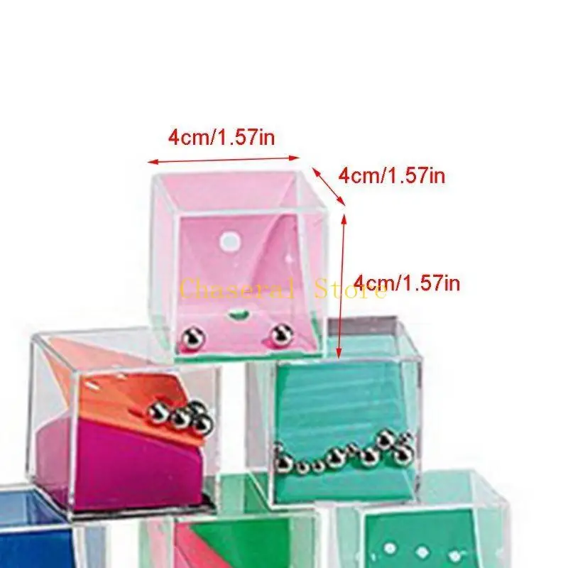E7CE 24 PCS Maze Puzzle Box Three-Dimensional Ball Maze Funny and Cool Teasers for Kids-Safe for Boys Girls Teens,