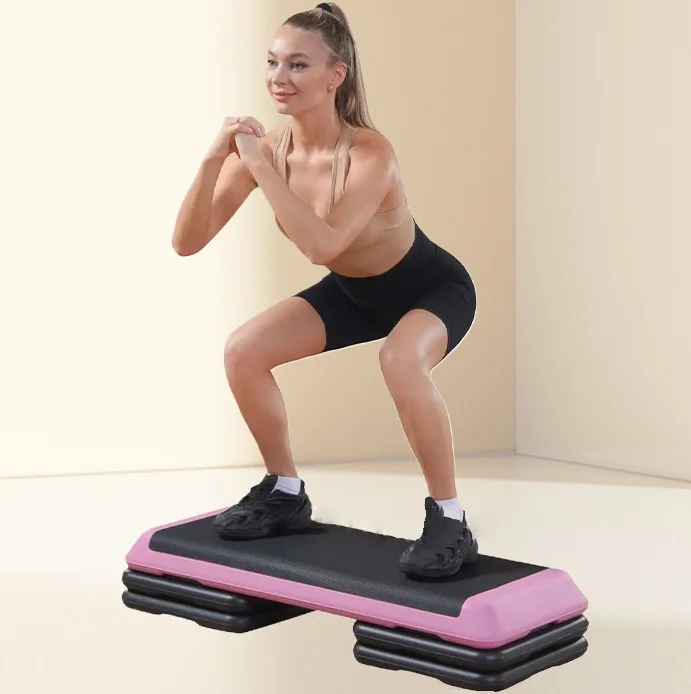 

Three-Gear Multi-Function Exercise Deck Jumping Training Stepper Pedal for Fitness Aerobic Step Platform