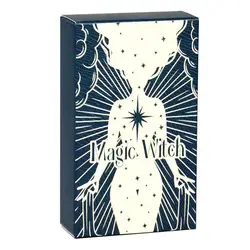 Magic Witch Tarot Card Oracle Deck crystal Spell Witchy Halloween eve Magic Birthday Party Decoration Gift Divination Fate Tarot