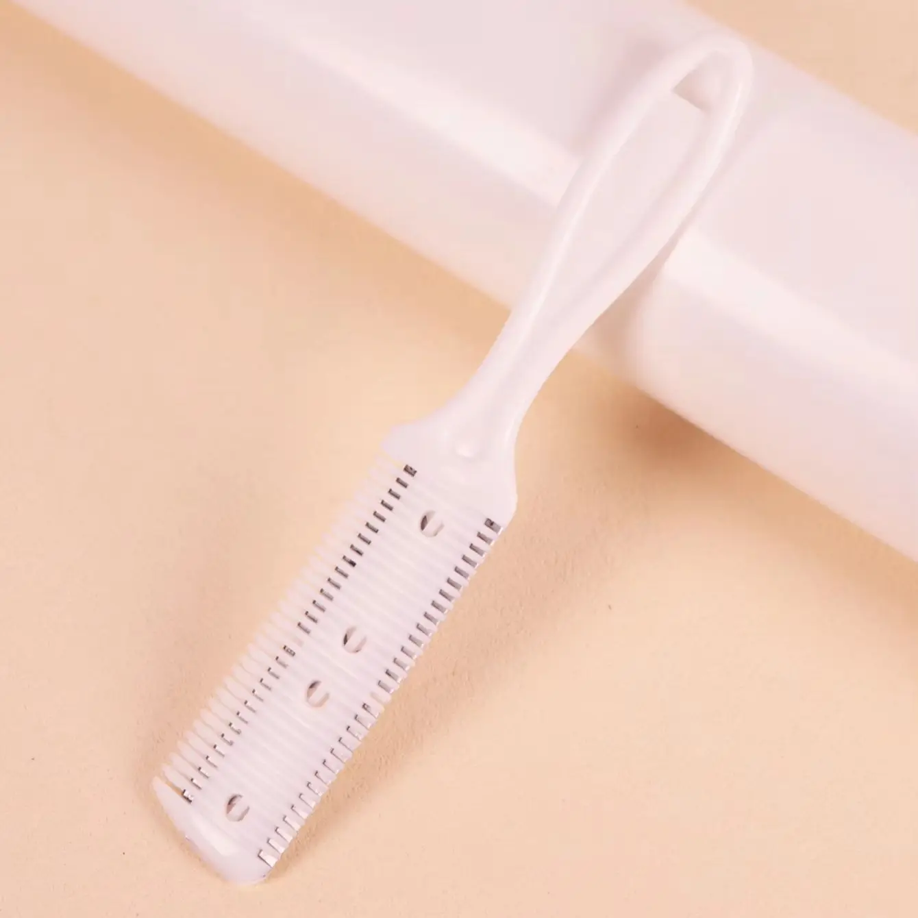 Hair Styling Tool - Double-Sided Styling Brush with Shaver