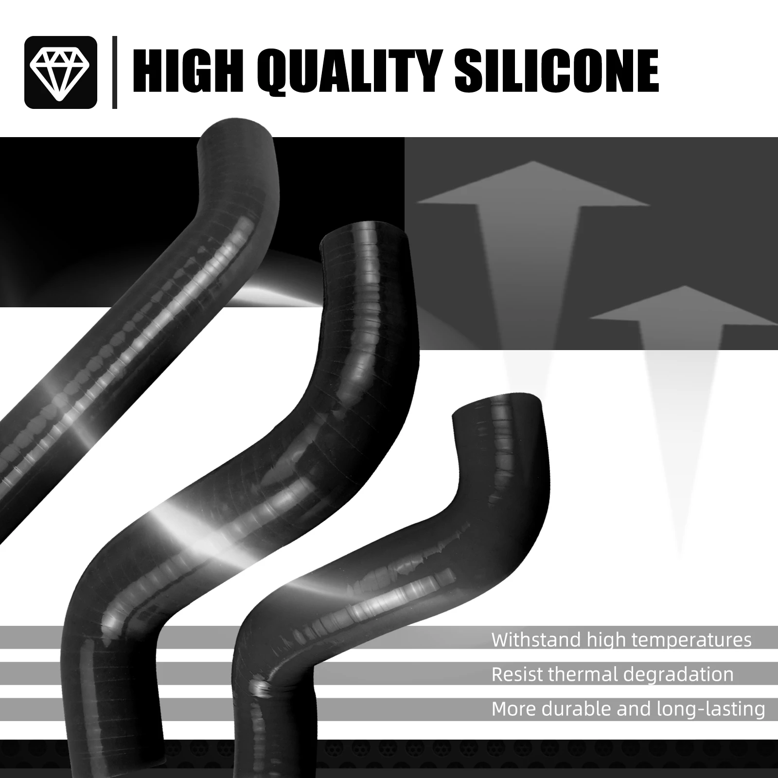 NICECNC Per KTM EXC-F 450 EXC-F 500 XWF 500 2024 Per Husqvarna FE450 FX450 FS450 GasGas EC450F EW500F Kit Tubo Flessibile Per Radiatore In Silicone