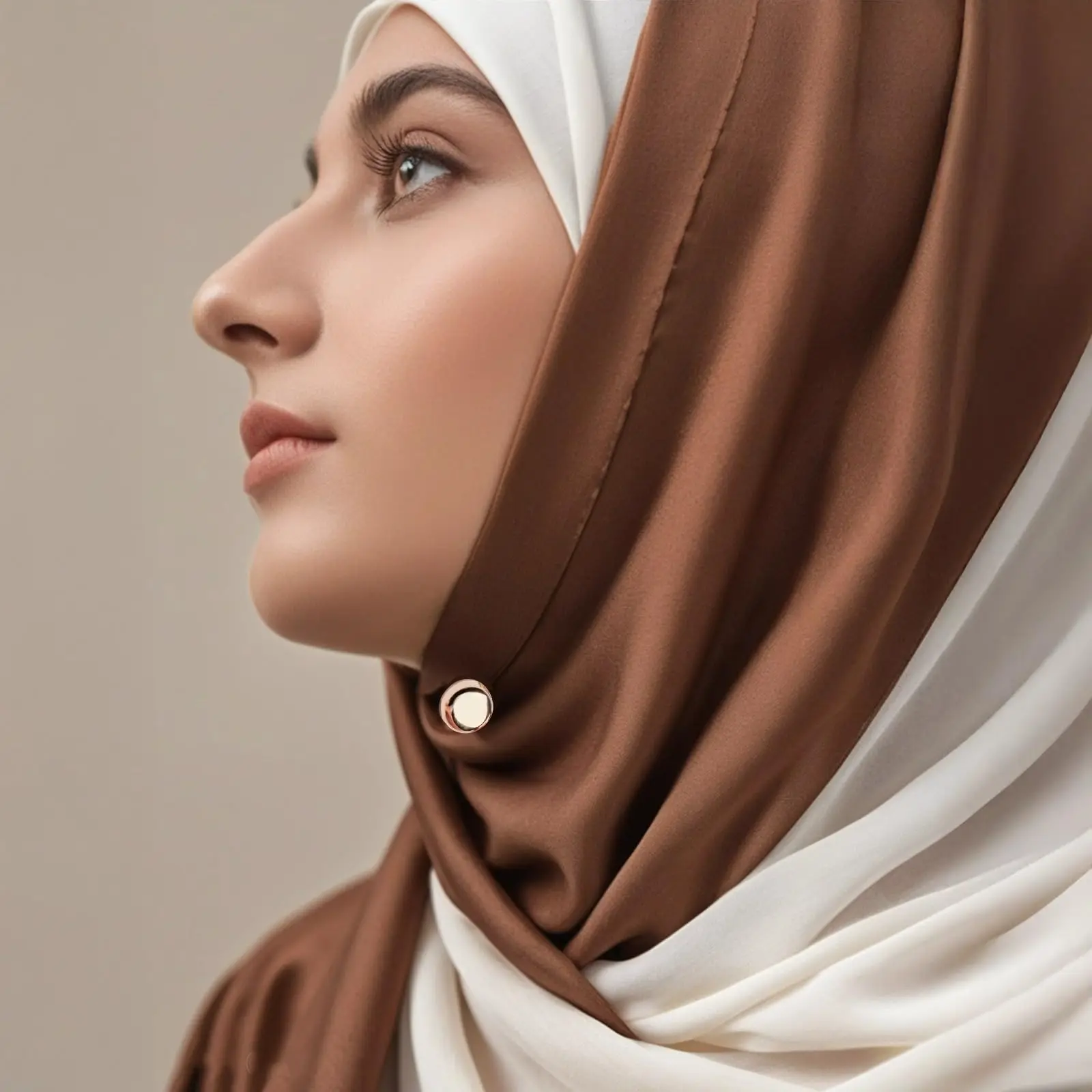 Colorful Magnet Buttons for DIY Clothing Headband Scarf Hat Clasp Decoration, Invisible Metal Buttons Sewing Supplies