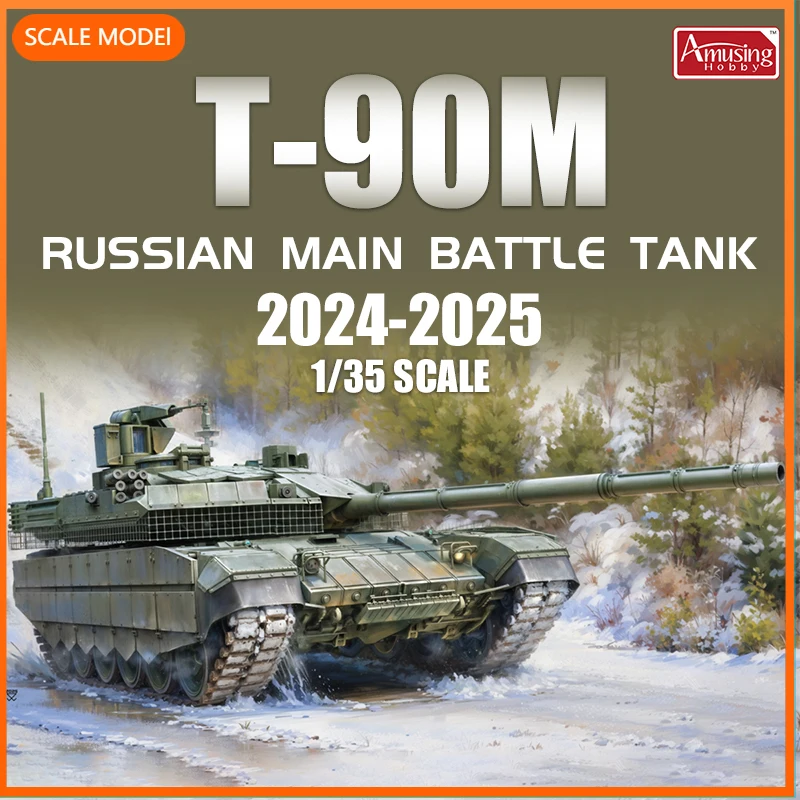 

Забавный хобби 35A070, русский основной боевой танк T-90M, 1/35, пластиковый танк, масштабная модель, комплект, игрушка «сделай сам»