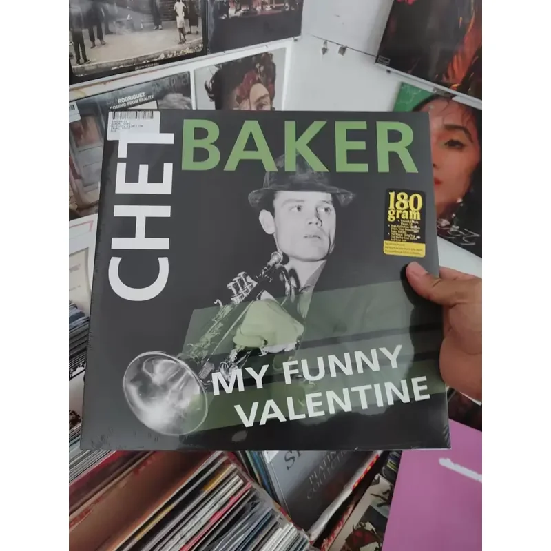 Chet Baker Cool Cat Limited Transparent LP Vinyl for Vinyl Record Players