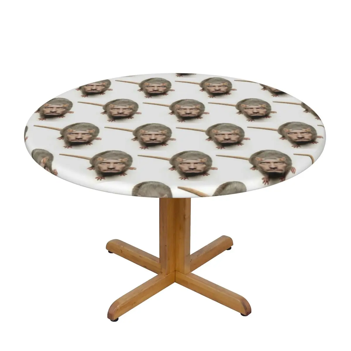 Low Quality Dr House Rat Waterproof Round Tablecloth Oilproof Table Cloth for Kitchen Events Dining Table Cover