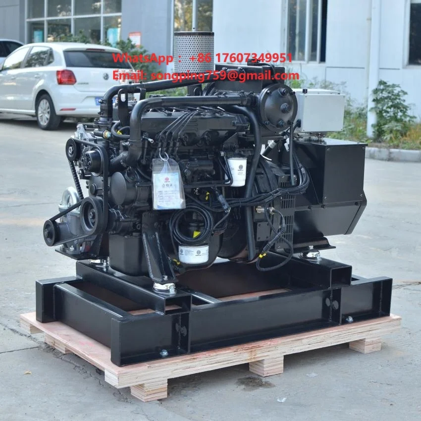 New CCS Certificate Powered by Weichai Engine WP4.1CD83E200 80kva Marine Engine diesel Generator