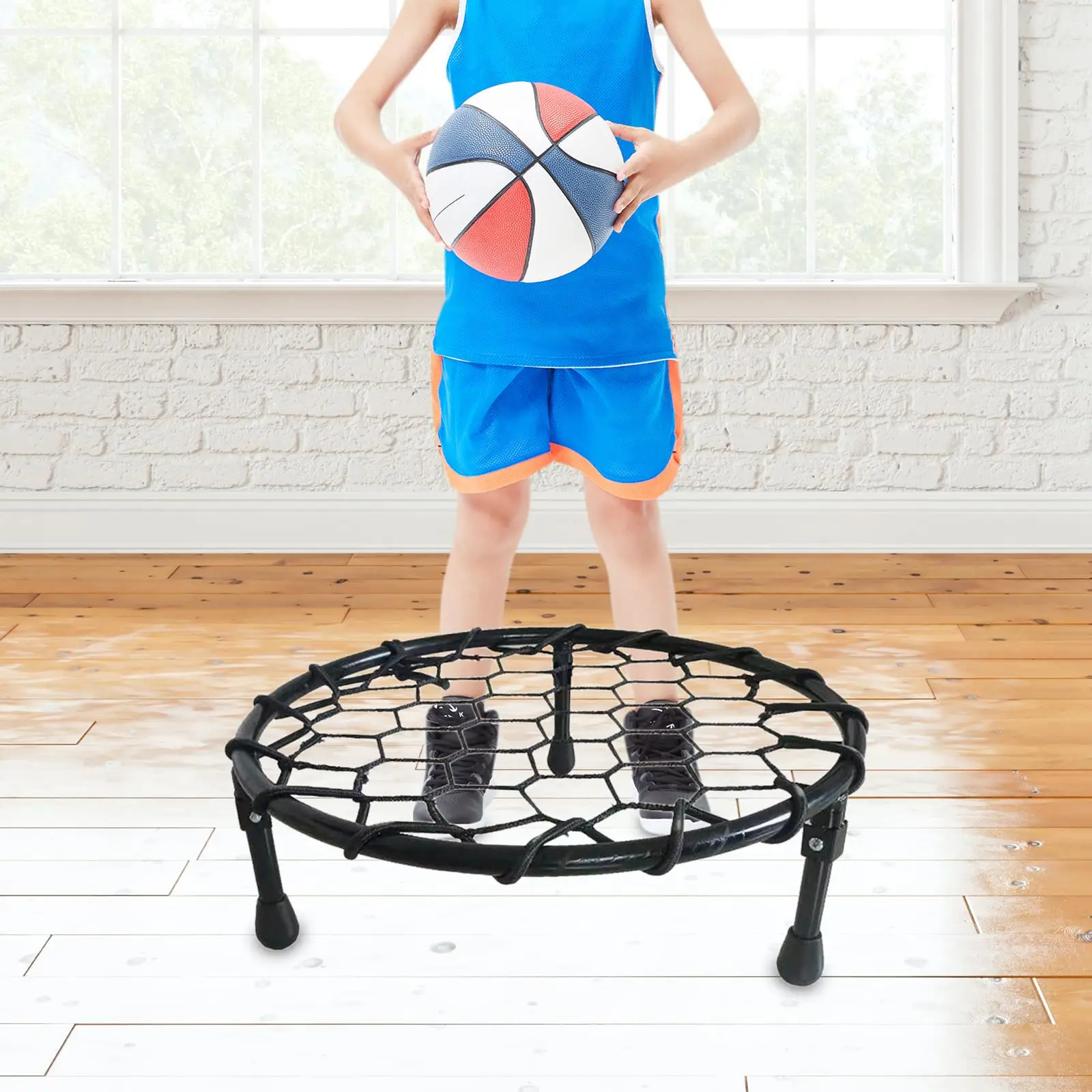 Basketball Rebounder Net Basketball Trainer for Solo Training Adult Exercise