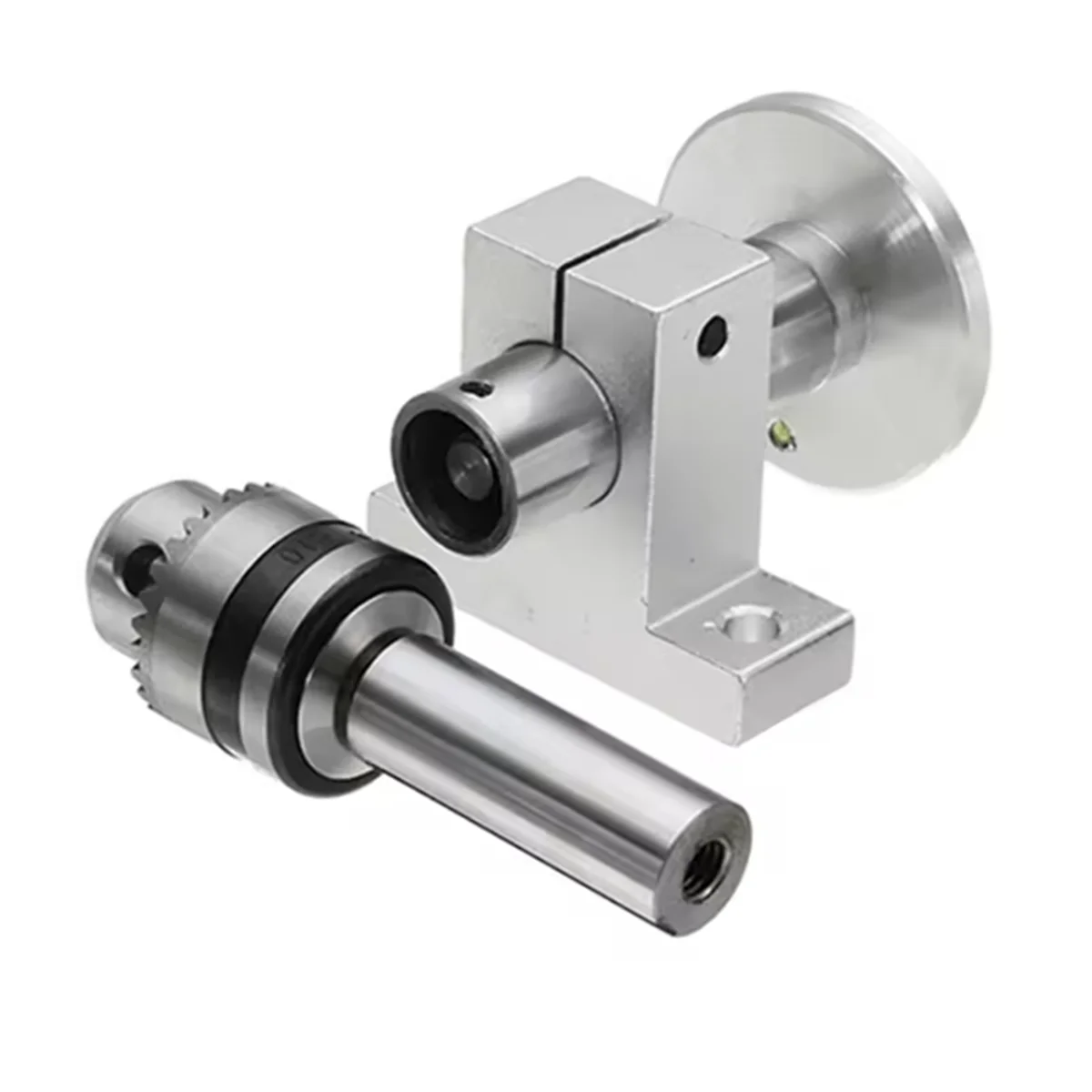 

A002 Live Lathe Center Head with Chuck Diy Accessories for Mini Lathe Machine Revolving Centre Woodworking Tool
