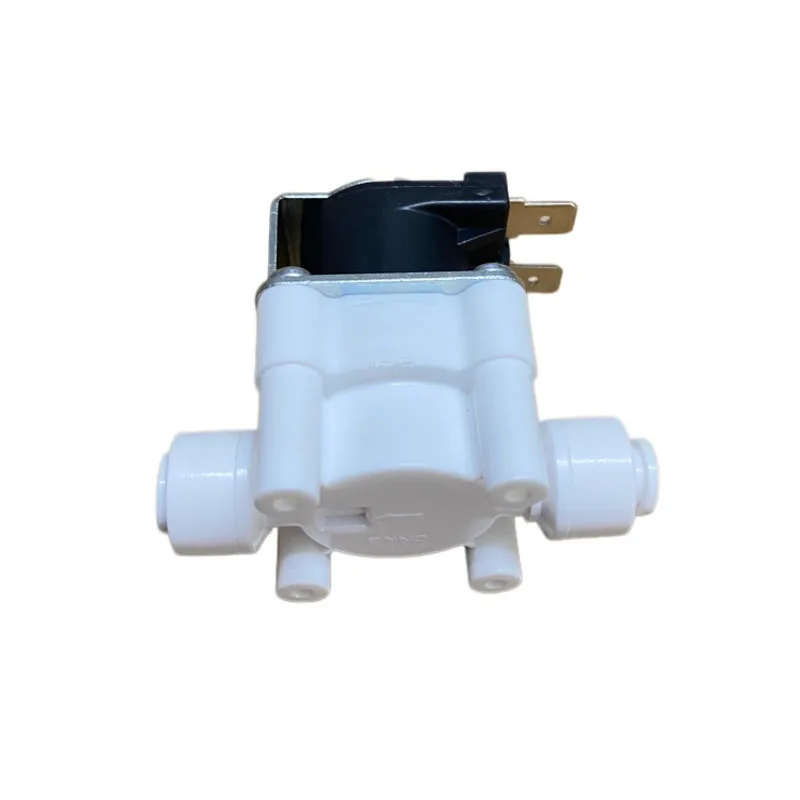 Magnetventil 24V DC Inlet Feed Water Solenoid Valve, 1/4 Inch Quick Electric Water Valve Part for RO Reverse Osmosis Water Purifier System Pneumatik — Detail 3