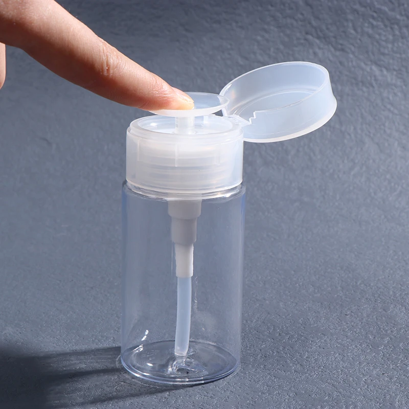 

Флакон с дозатором для жидкости для снятия лака для ногтей и макияжа