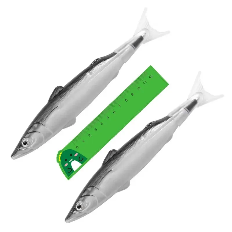 2 قطعة قلم حبر جاف على شكل سمكة المحيط 0.5 مللي متر لطيف إبداعي مضحك طالب مكتب القرطاسية اللوازم المدرسية