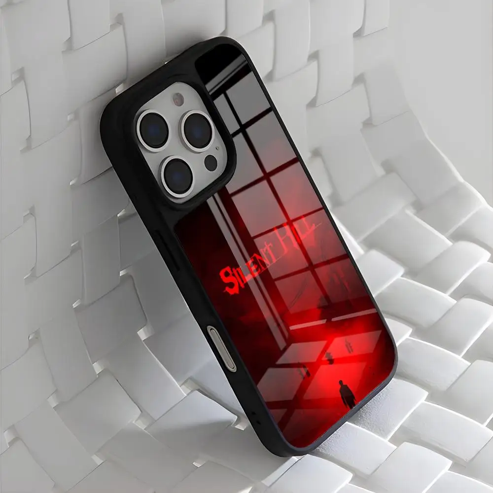 Чехол для телефона Horror Games Silent Hill для Iphone 17 Air 16 15 14 13 12 11 Pro Max Mini Xr X Xs Fundas Shell PC + чехол из ТПУ Чехол для телефона Horror Games Silent Hill для Iphone 17 Air 16 15 14 13 12 11 Pro Max Mini Xr X Xs Fundas Shell PC + чехол из ТПУ