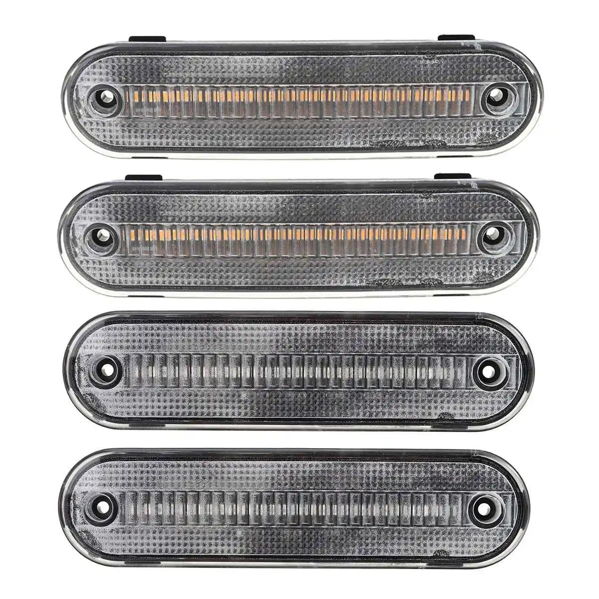 4pcs LED Side Marker Light Turn Signal Lights Blinker Lamp For Mazda MX-5 Miata 1990-2005 1991 1992 1993 Side Repeater Light