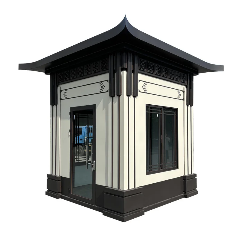 

Security booth Outdoor mobile school duty room Scenic spot real stone paint community property doorman duty room guard booth