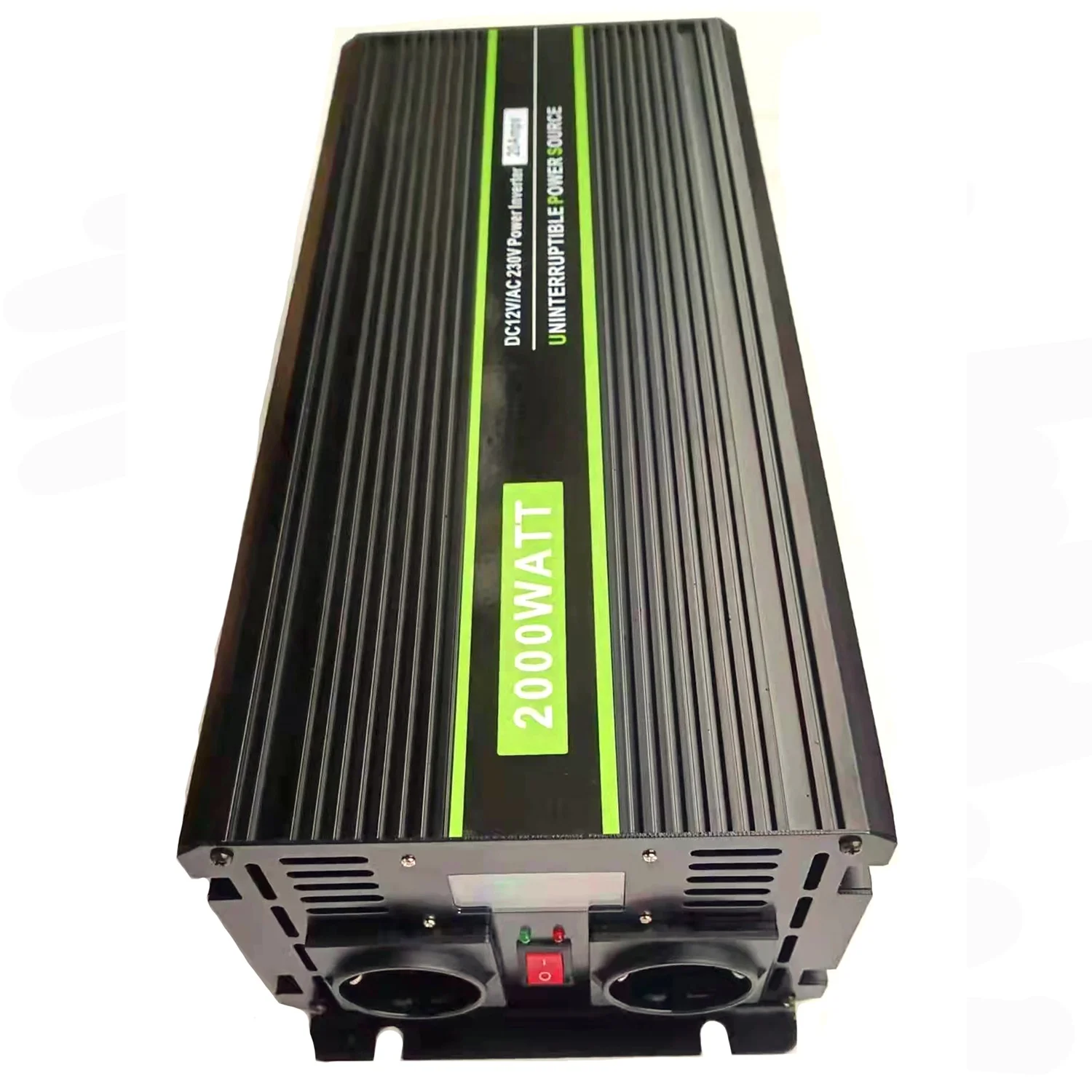 Solar Dc 12V 24V To Ac 220V 110V 2000w Pure Sine Wave With Battery Charger Ups Car Power Inverter