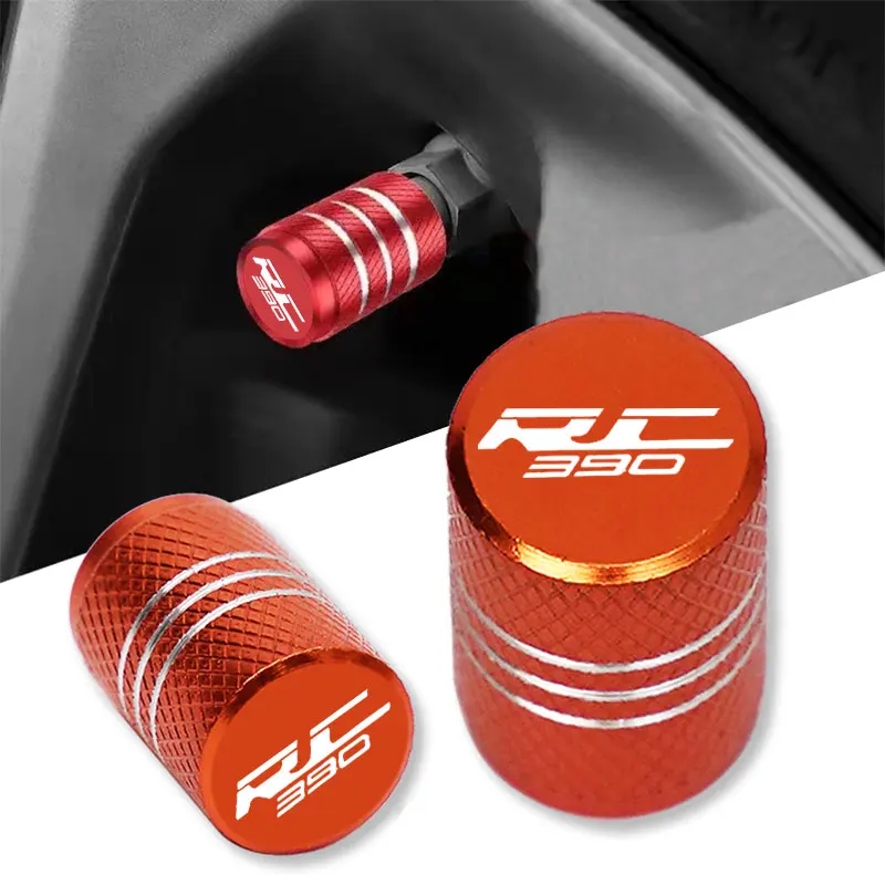 

For KTM RC 125 200 250 390 rc390 2014 2015 2016-2018 Motorcycle Aluminum Accessorie Wheel Tire Valve Stem Caps Airtight Covers