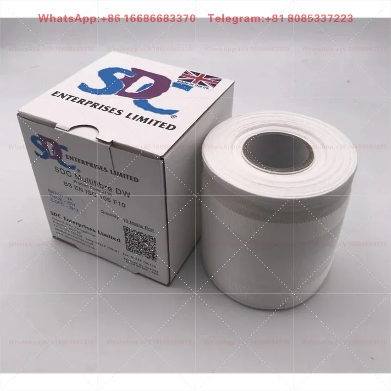 BS EN ISO 105 F10 color fastness test cloth SDC DW multi-fiber cloth