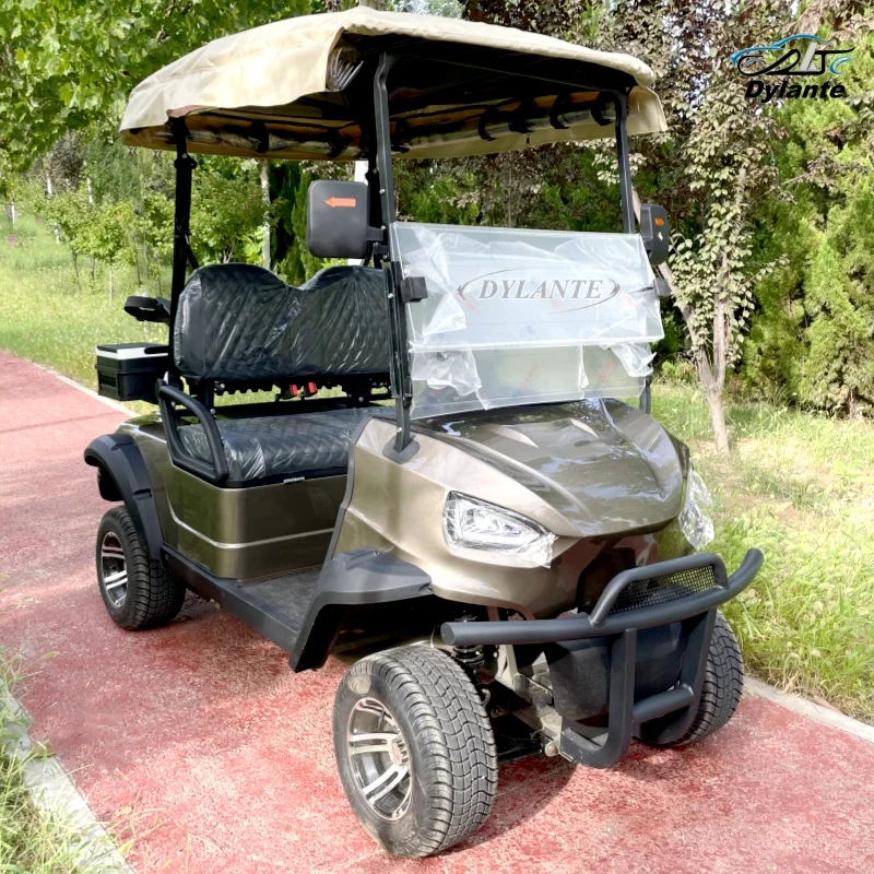 

Самая продаваемая в Европе 2-местная 4-колесная дисковая тормозная электрическая охотничья внедорожная тележка для гольфа для курсов и стрельбы