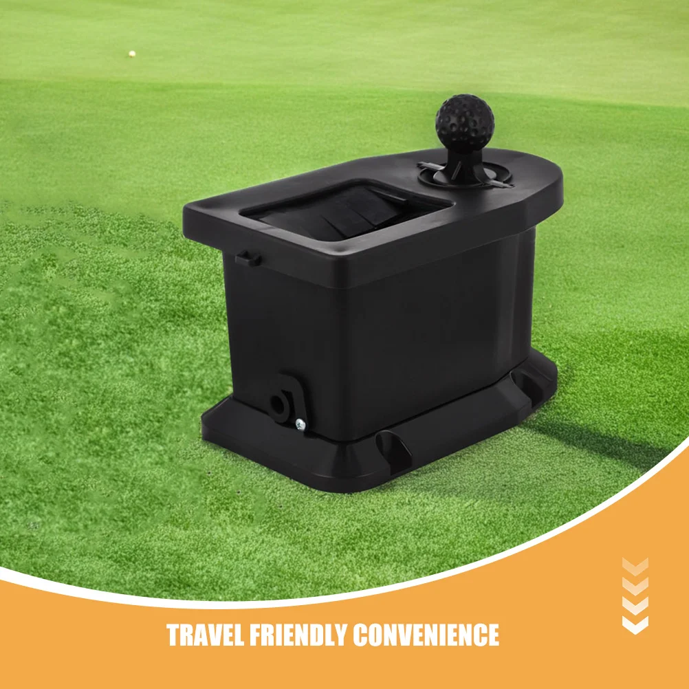 듀얼 퍼포즈 골프 클럽 및 볼 클리너 휴대용 수동 세척 도구 전동 카트용 블랙 골프 액세서리 세척기