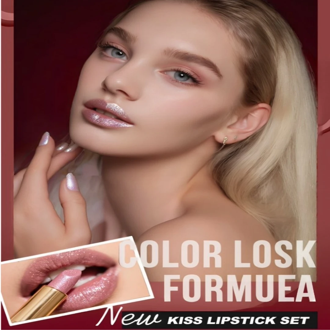 Lucidalabbra ad alta lucentezza Set di rossetti impermeabili perlescenti a lunga tenuta Tazza idratante antiaderente Balsamo per labbra in velluto opaco