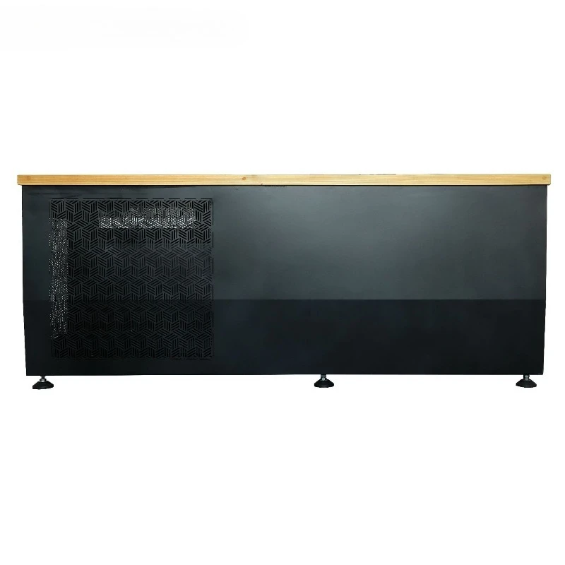 Ice bathtub rust steel material solid wood cold water bathtub ice machine chiller