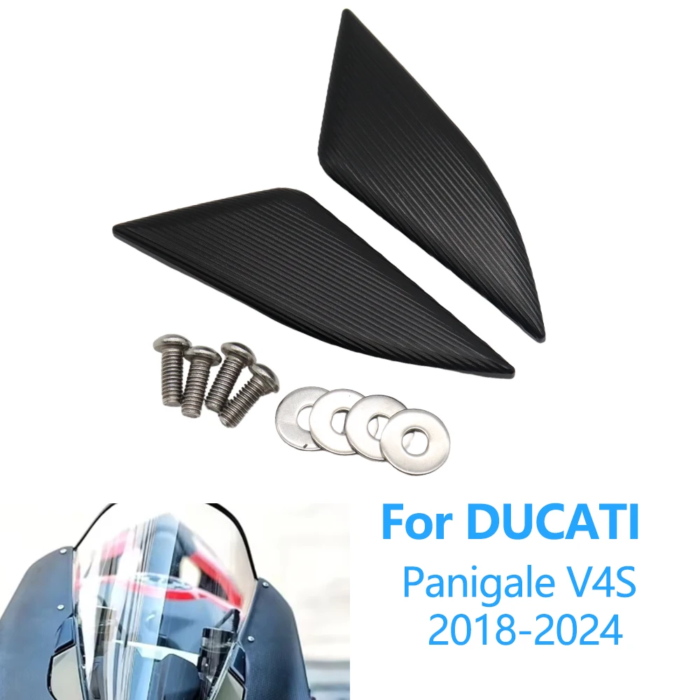 

For DUCATI Panigale V4S 2018-2024 2023 2022 2021 2020 2019 Mirror Hole Decorative Cover Rearview Base baffle Eliminators Cap