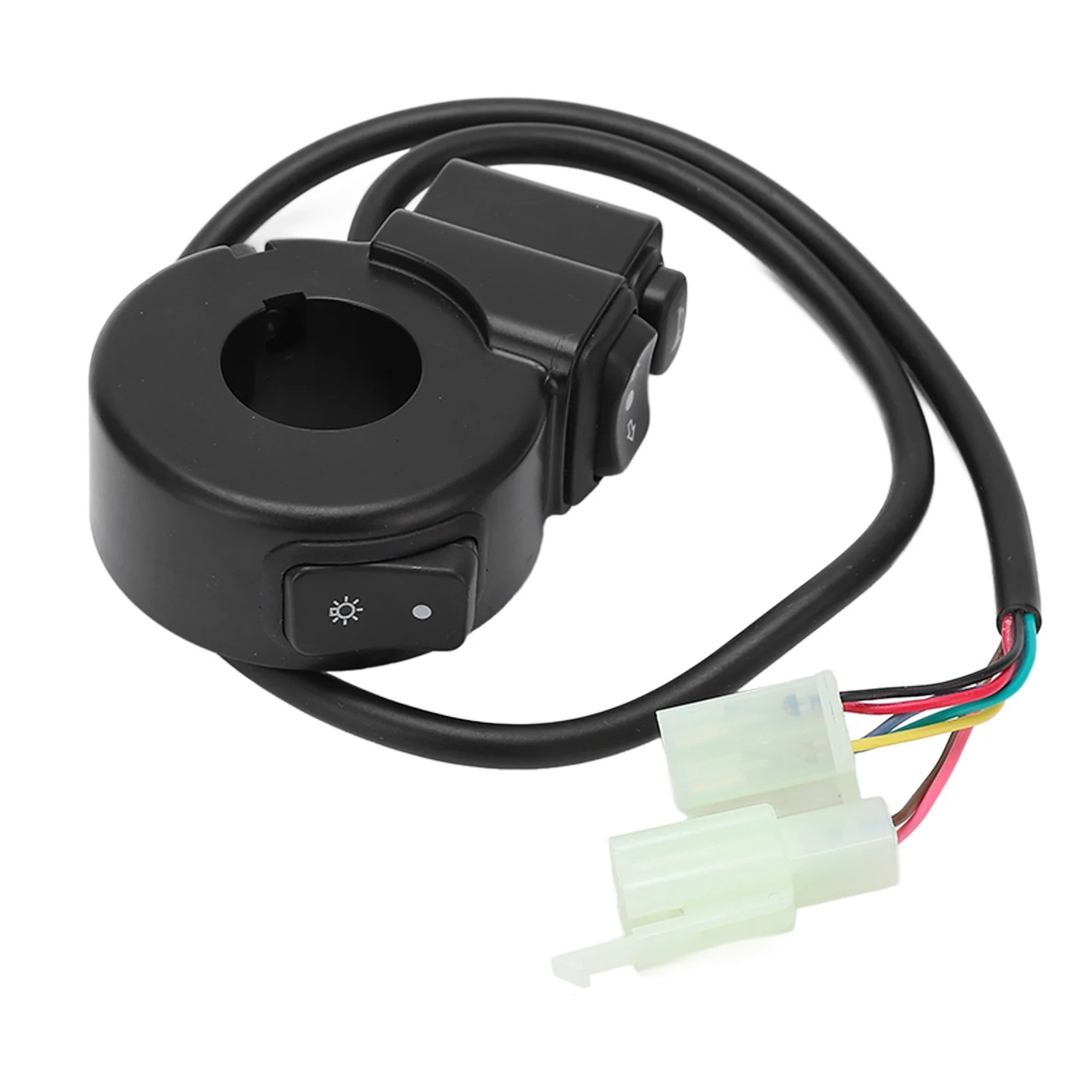 Motorcycle Handlebar Switch Assembly 3 in 1 Universal for 22mm/0.87in ATVs Sport Dirt Street Bikes