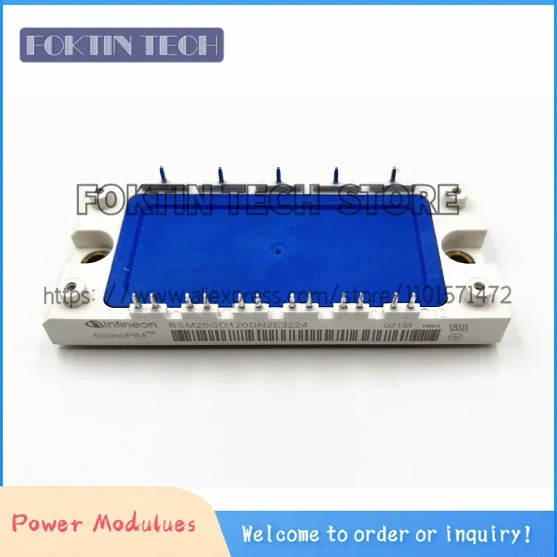 Módulo de potência IGBT original BSM25GD120DN2E3224 BSM25GD120DN2