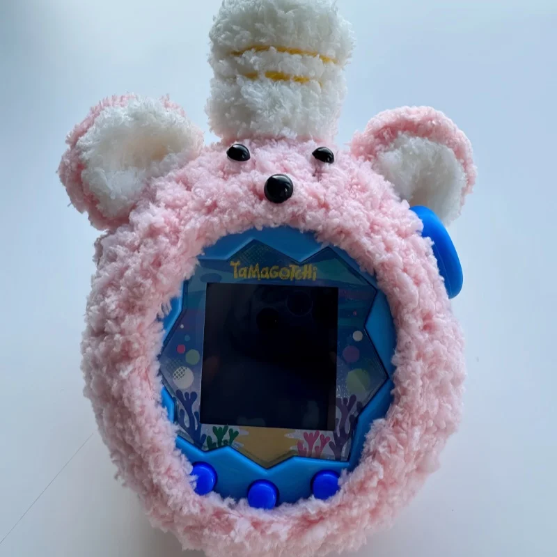 

In Stock Fluffy Protective Cover Handmade Multifunctional Cute Electronic Pets Decorative Cover Protective Case Christmas Gift