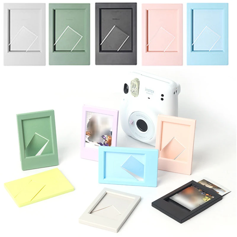 إطار فيلم صغير 3 بوصة لكاميرات الأفلام الفورية إطار ملون Instax Mini 12 11 12 9 8 7 90 SE Link Play EVO إطار عمودي