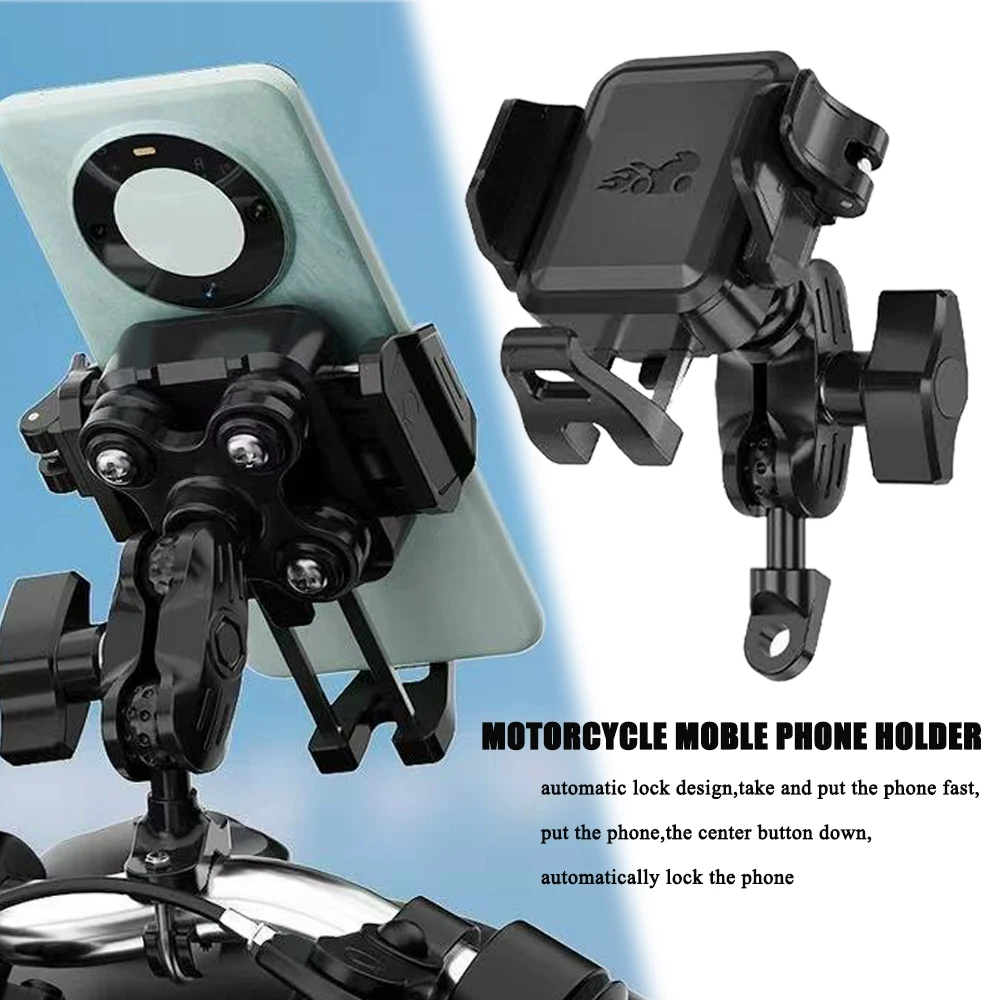 

Амортизирующий держатель для телефона для езды на мотоцикле, регулируемый, с защитой от кражи, для KAWASAKI Z500 Z650 Z900 Z1100 Z1000 ZH2 Z900RS W800 Z650