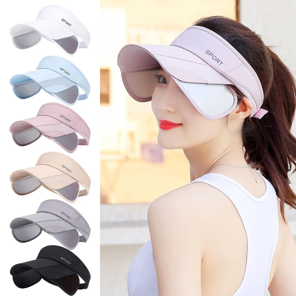 

Summer Sports Sun Hats Ultra Wide Brim Hollow Top Hat for unisex UV Protection Sunshade Hat Adjustable Cycling Sunscreen Hat