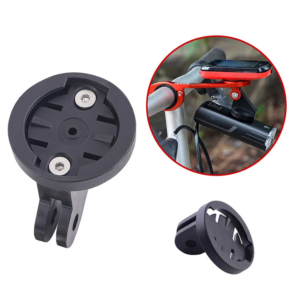 Bicycle Computer Bracket Handlebar Computer Holder Front Light Mount for Gopro Connecting Seat for Garmin Camera Fixing Base