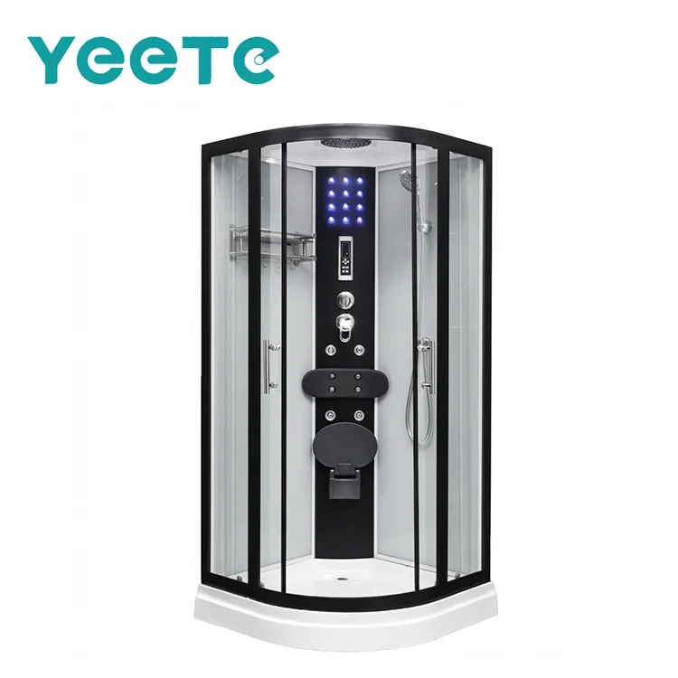 

Custom Size YEETE All-in-one Shower Enclosure Sliding Door Style Tempered Glass For Home Rental Apartments Shared Spacesmodern S